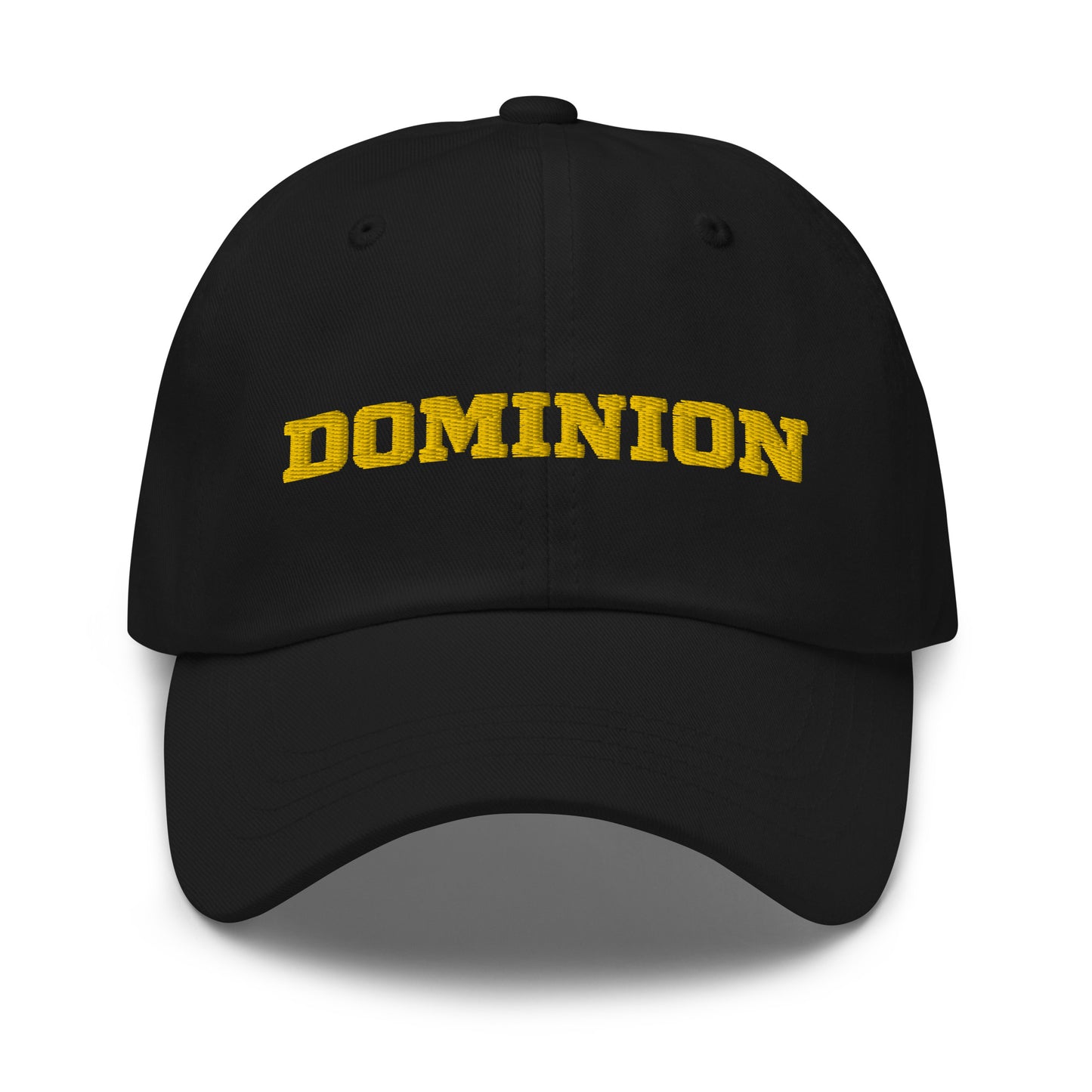 Embroidered  Dominion Network Gold Dad hat