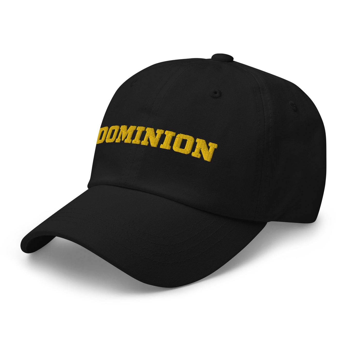Embroidered  Dominion Network Gold Dad hat