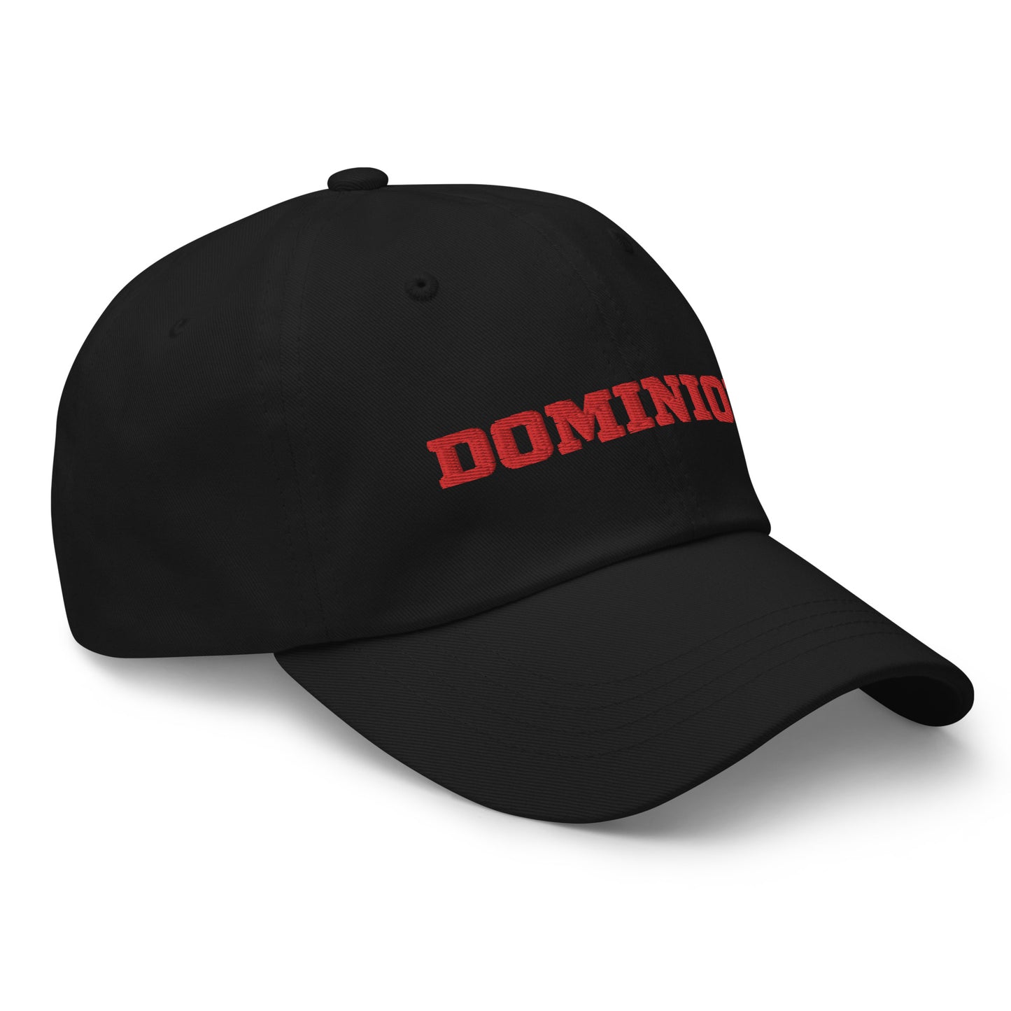 Embroidered Dominion Network Red Dad hat