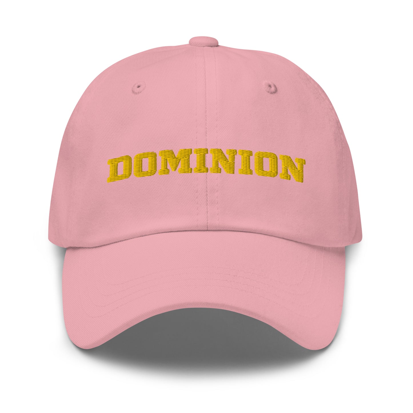 Embroidered  Dominion Network Gold Dad hat