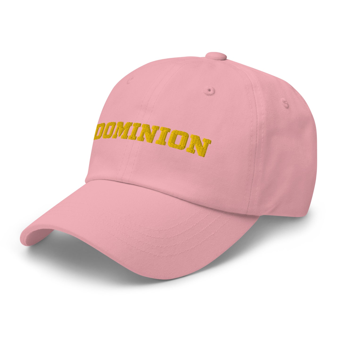 Embroidered  Dominion Network Gold Dad hat