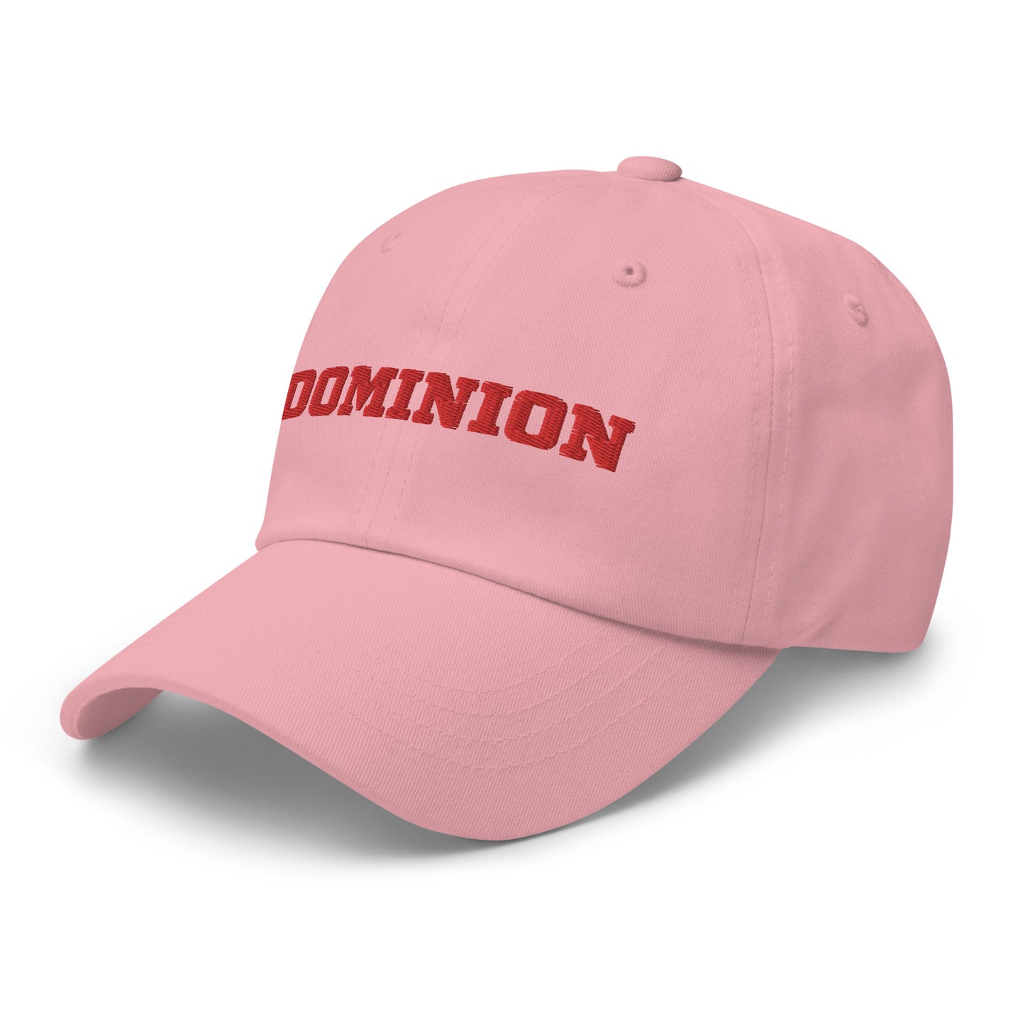 Embroidered Dominion Network Red Dad hat