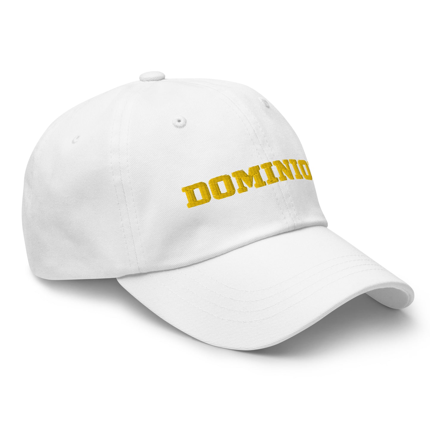 Embroidered  Dominion Network Gold Dad hat