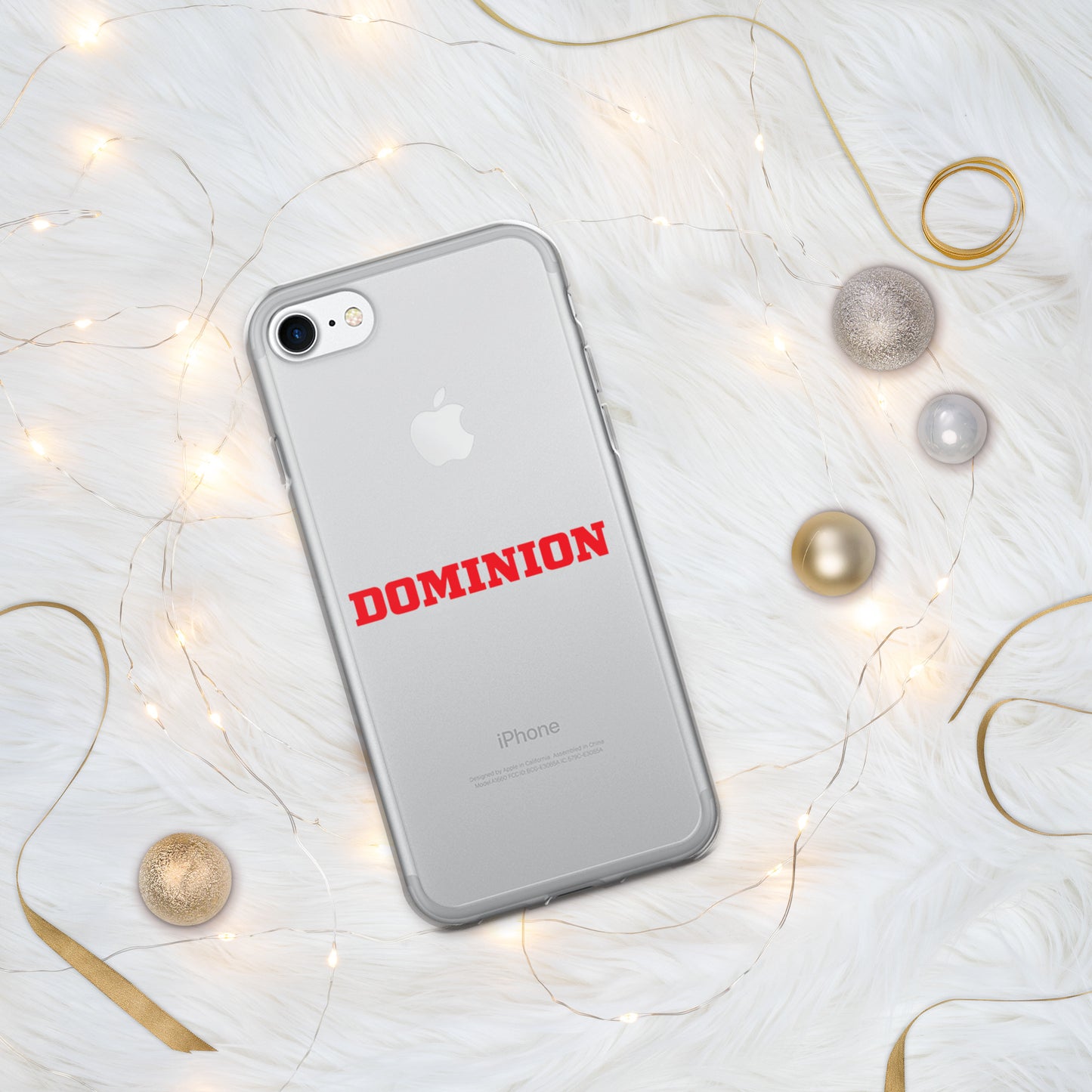 Dominion Red Clear Case for iPhone®