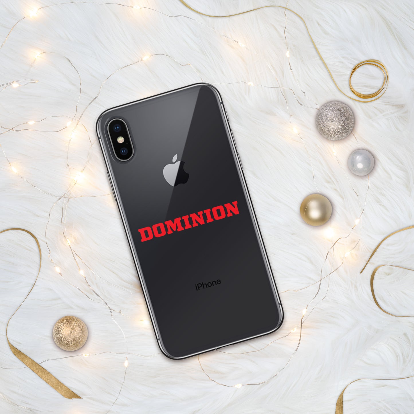 Dominion Red Clear Case for iPhone®