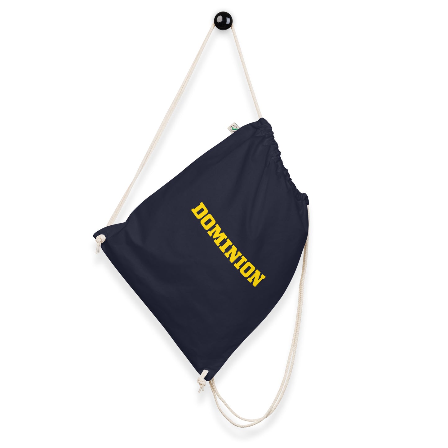 Dominion Gold Organic Cotton Drawstring Bag