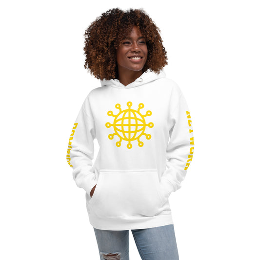 Dominion Network Gold Front & Sleeve Design Unisex Hoodie