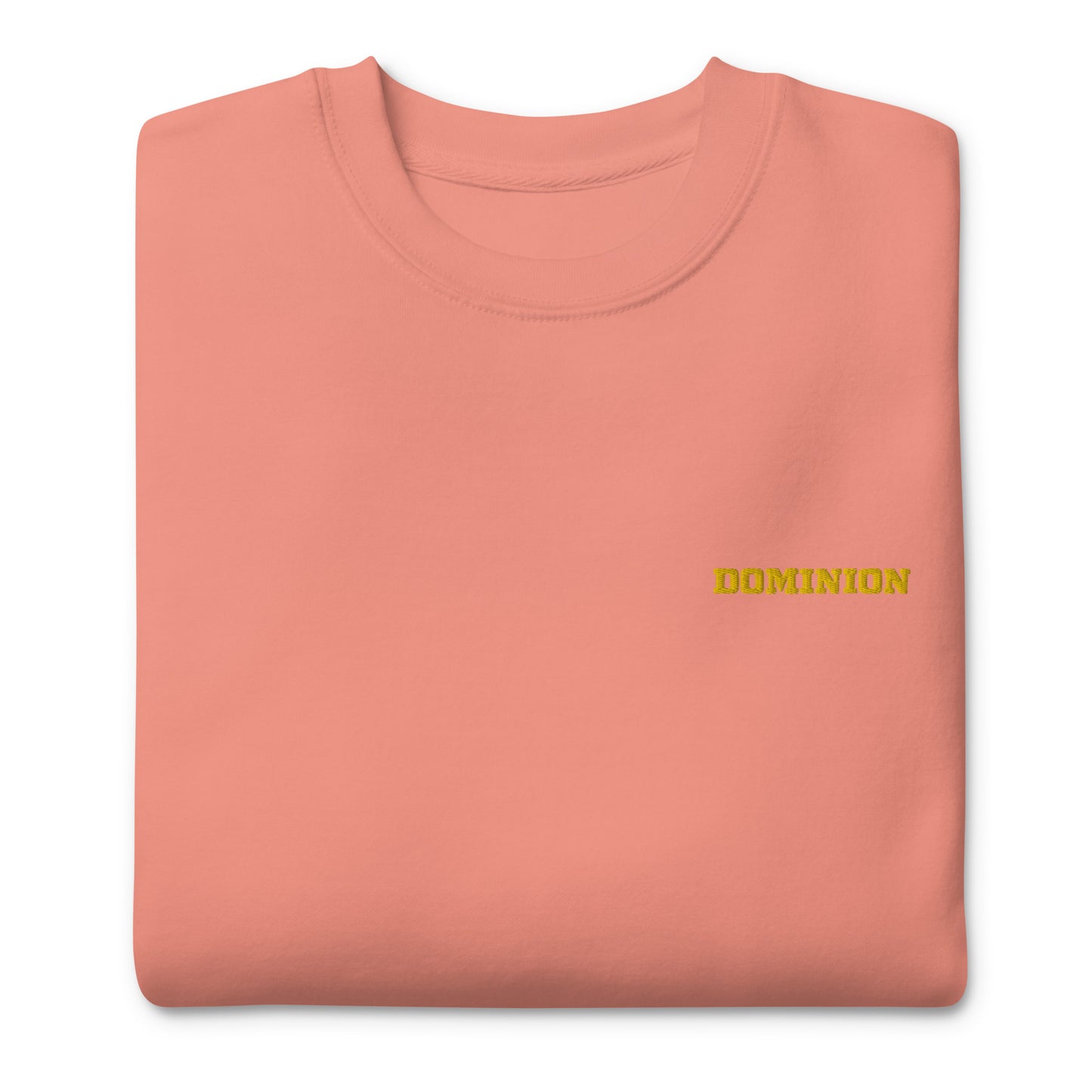 Embroidered Dominion Network Gold Unisex Premium Sweatshirt
