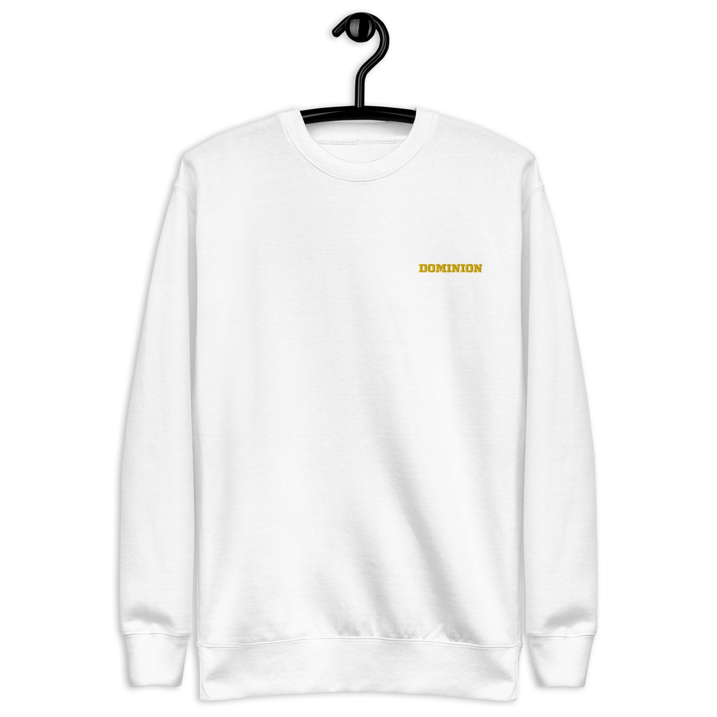 Embroidered Dominion Network Gold Unisex Premium Sweatshirt